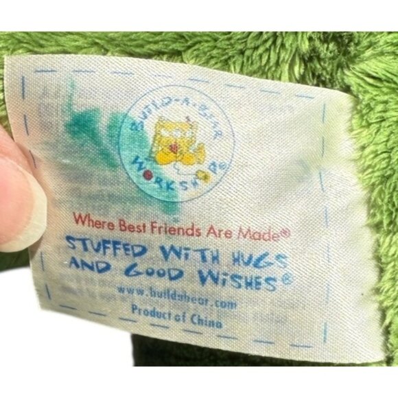 Build a Bear Trekkin' Turtle Green Plush Stuffed Security Support Pet Toy - Picture 11 of 14